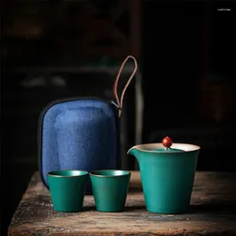 Teaware Sets Portable Travel Tea Set One Pot Two Cups Japanese Kuai Ke Cup Simple Infuser