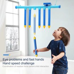 Fun Falling Sticks Game Toys Set for Training Reaction Ability Educational Activity Parent-Child Family Party Game Challenge Toy 240402