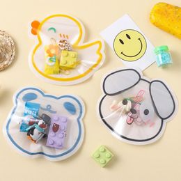 Creative Cartoon Bag Cute Transparent Printing Mini Bag Snack Sealed Bag Food Biscuit Packaging Bag F2024356