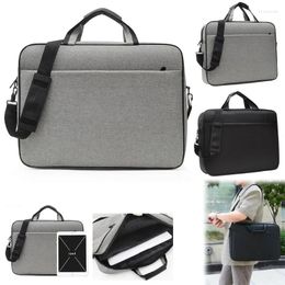 Storage Bags 15.6 Inch Student Laptop Bag Portable Business Office Protective Case Nylon Waterproof