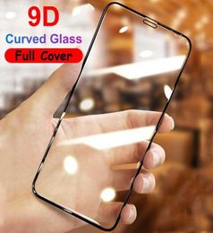 Antiknock Screen Protector For iPhone 13 12 11 Pro Max XS XR X 8 7 6S Plus SE2 9D Curved Tempered Glass Curved Film6573811