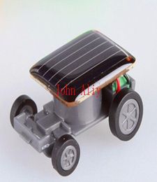 Wholesale Hot sale ular Smallest Mini Car Solar Powered Toy Car New Mini Children Solar Toy Gift Free shipping1047588