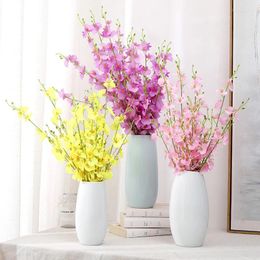 Decorative Flowers Artificial Plants Big Flower Crabapple Vine Home Garden Decorate