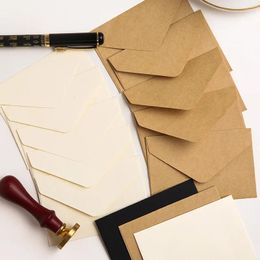 Gift Wrap 10/20/40/80PCS Envelope Blank Mini Paper Window Envelopes Wedding Invitation For Letters Mailers