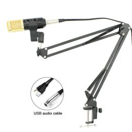 Microphones New Adjustable BM900 USB Microphone for Computer Recording Professional Condenser Microphones Video Room Karaoke Mic