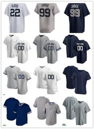 Derek Jeter Mantle Gerrit Cole Babe''Ruth Don Mattingly Anthony Volpe Aaron Judge Juan Soto Oswaldo Cabrera Gleyber Torres Anthony Rizzo Baseball Jersey YOUTH