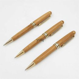 Ballpoint Pens Bamboo ballpoint pen refill with replaceable bamboo gift stable quantity high price and excellent quality H240423