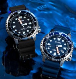 2023 New Luxury Brand Sports Diving Watch Silicone Luminous Men039s Watch BN0150 Eco Driven Series Black Dial Quartz Watch2040940