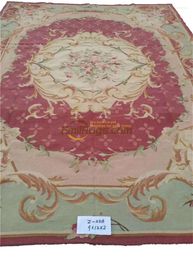 Carpets Plush Rug Aubusson Rugs Chinese Flower Bedroom Carpet Wool