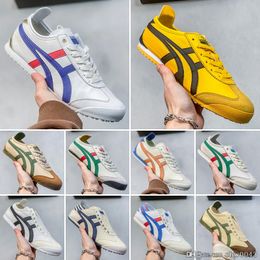 Japan Tiger Mexico Off 66 Sneakers Women Men Designers Lifestyle Canvas Shoes 66 Red Yellow Beige Low Trainers Slip-on Loafer Green Fashion Sports Casual Trainers