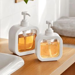 Liquid Soap Dispenser Transparent Split Bottle Dispensers Refillable Lotion Shampoo Pump Shower Gel Holder Portable Bathroom Accessories