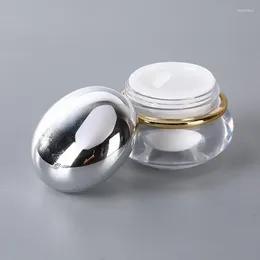 Storage Bottles 15g Empty Acrylic Cosmetic Cream Bottle Jars Containers For Cosmetics Packaging 100pcs