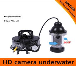 30Meters Depth 360 Degree Rotative Underwater Camera with 18pcs of White or IR LED for Fish Finder Diving Camera Application7156662