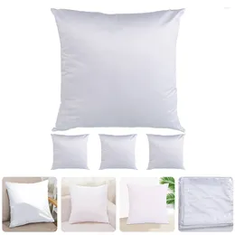 Pillow 4 Pcs Blank Throw Pillowcase Couch Pillows Covers Heat Transfer Blanks Peach Skin Sublimation Cases