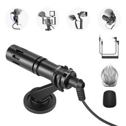 Microphones Neewer CM14 Microphone for Phone Mini OnCamera Video Microphone with Mic Mount For iPhone/Android Phone/DSLR Camera/Camcorder