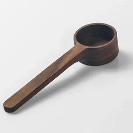 Coffee Scoops Multifunctional Ration Spoons For Ground Beans Tea Sugar Black Walnut Spice Measuring Spoon Solid Wood