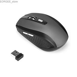 Mice 6-key 2.4G wireless USB receiver 2000DPI optical mouse for computer PC laptop accessories Y240407