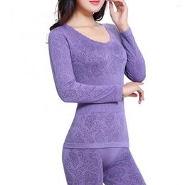 Home Clothing Thermal Underwear Women Long Johns For Winter Warm Cotton Sexy Set