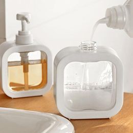 Storage Bottles 300ml Bathroom Pump Hands Dishes Empty Refillable Durable Lighweight Plastic Soap Body Wash Dispenser Skin Care Tools