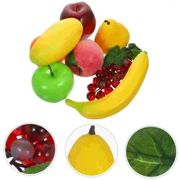 Party Decoration 8 Pcs Fruit Artificial Fake Ornament Foam Fruits Prop Shop Window Adornment Simulation Model Layout Scene Decor