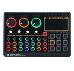 Sound Cards X6Mini External Live Card Multifunctional Mixer Board For Streaming Music Recording Karaoke Singing1535302