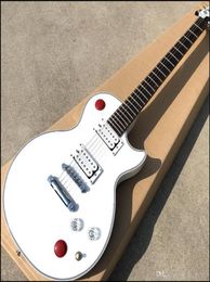 Chinese style kill switch Buckethead guitar 24 electric guitar Frets white alpine guitar selling high quality4172270