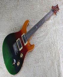 Cool Rainbow Finish Al Di Meola Prism Electric Guitar with Standard Bird Inlays Tremelo Bridge7162180