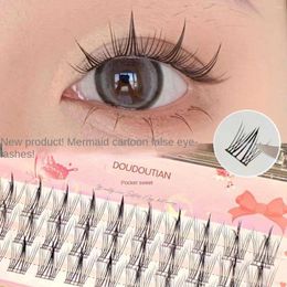 False Eyelashes Individual Lash Clusters Manga Fluffy Soft Natural Anime Lashes Extension Supplies Beauty Makeup Product Kit