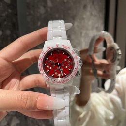 Designer Ditong Na Ceramic Ladies Automatic Timing Quartz Remaining Watch Wen Le Same Model C Factory Panda Di 4130 Machine