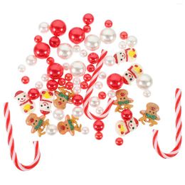 Decorative Flowers Vase Filler Pearls Fake Floating Beads For Christmas Filled Snowman Pearl DIY Wedding Party Holiday Decor