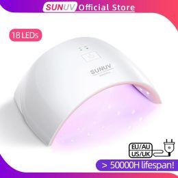 Pacifier Sunuv Sun9c Plus 36w Uv Light Led Nail Dryer Uvled Gel Nail Lamp Arched Shaped Lamps for Nail Art Perfect Thumb Drying Solution