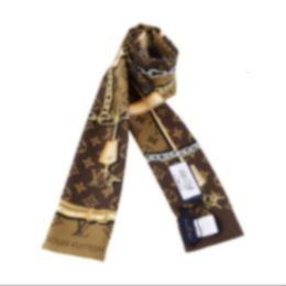 Direct Mail Classic Flower Lock Print Small Scarf Headband M78655