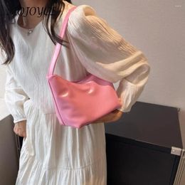 Shoulder Bags Women Lady Bag Vintage Style Solid Colour PU Leather Zipper Closure Mini Handbags Casual Commuting Daily