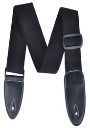 Whole Polyester Cotton Acoustic Guitar Strap Adjustable Moven Pattern 4 Colours Black5077109