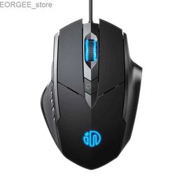 Mice Newly Universal Silent Wired Mouse Notebook Desktop Adjusts DPI Glowing Gaming Mouse Suitable for Ergonomics for PC Laptop Y240407