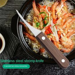 Baking Tools Shrimp Peeling Tool Seafood Preparation Efficient High Quality Convenient Lover Pocket Knife Kitchen Gadgets