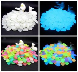 50pcs Glow in the Dark Stones Luminous Pebbles Rocks Stone for Garden Plants Ornaments Walkways Aquarium Fish Tank Party Decor9067465