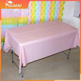 Table Cloth Diswashable Tablecloth Minimalist Not Easy To Break Environmental Protection Solid Colour Durable Take Care Pe