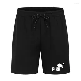 Gym Clothing Fashion Sports Pika Shorts Men Summer Breathable Casual Fitness Running Men's Sweatpants Jogging Short Homme