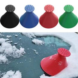 Window glass cleaning tool scraper Outdoor Funnel Windshield Magic home Snow Remover Car Tool Cone Shaped Ice Scraper4884610