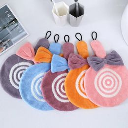 Towel Cute Hand Soft Absorbent Cloth Coral Velvet Bathroom Supplies Portable Dishcloths Hanging Kitchen Accessories