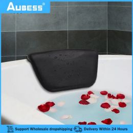 Pillows SPA Bathtub Pillow With Suction Cups Ergonomic Headrest For Relaxing Head Neck Back NonSlip Cushion Pad Bathroom Accersories