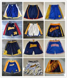 Men Throwback Basketball Shorts pocket blue black red yellow purple white gold 2024-22