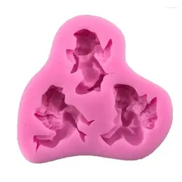 Baking Moulds Candy Mold 55g Easy To Use Unique Design Durable Material Multifunction Cute Angel Little Silicone