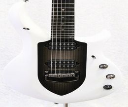 Custom Shop Ernie Ball Music Man John Petrucci Majesty White Black Centre Electric Guitar Tremolo Bridge Active Pickups 8146546