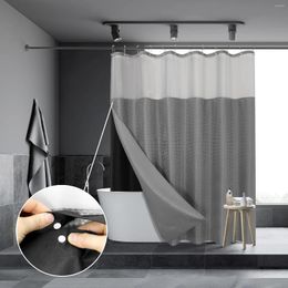 Shower Curtains Double Layer Waterproof Curtain Separable Bathroom Insulaiton For Home El