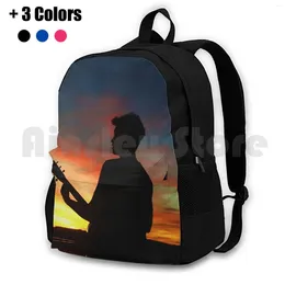 Backpack Sunset Shawn Outdoor Hiking Waterproof Camping Travel Mendes Artist Musican Famous Beautiful Canadian