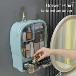 Storage Boxes Cosmetic Box Ps Material Drawer Free Punching Strong Bearing Capacity Wear Resistant Bathroom Accessories Dustproof Rack