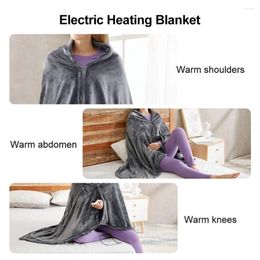 Blankets USB Heated Blanket Shawl 3 Heating Level Throw Fast 9 Areas For Autumn Winter