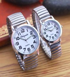 Wristwatches 2021 Top Brand Men Women Couple Lovers Flexible Elastic Strap Quartz Watches Simple Stainless Steel Electronic3304060